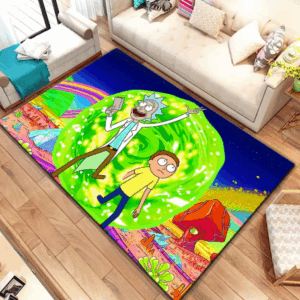 Paillasson Rick et Morty dans le garage