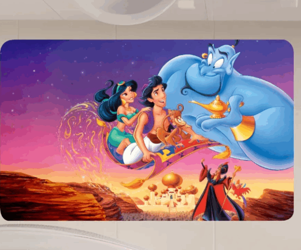 Paillasson Disney l'univers d'Aladin Image1