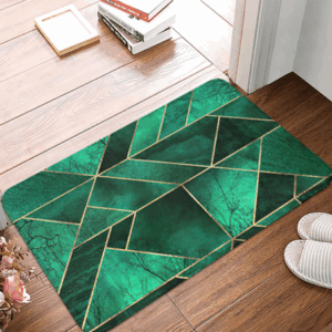 Paillasson graphique vert