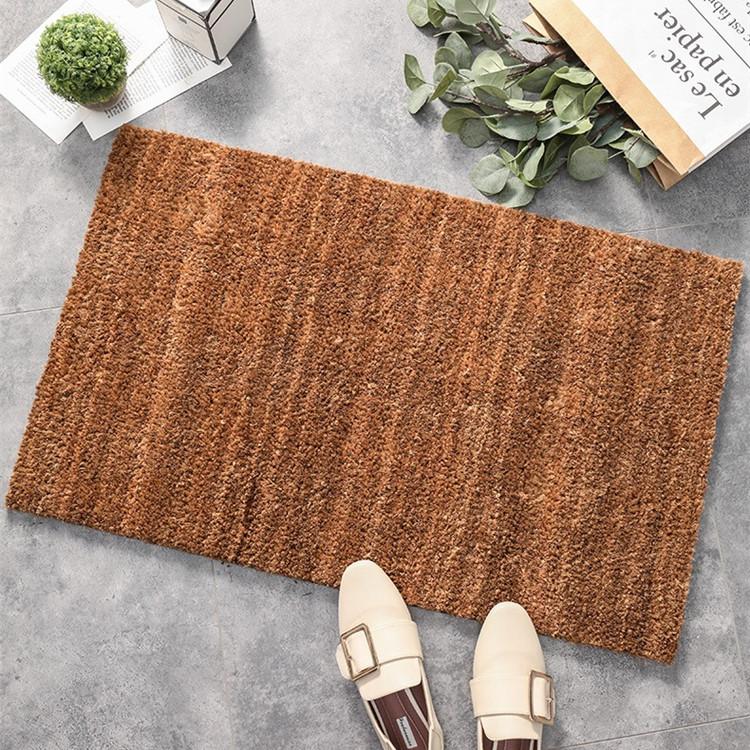 Paillasson En Fibres De Coco Et Caoutchouc Avec Motifs 75 X 45 Cm